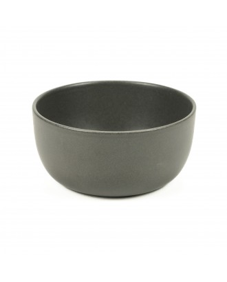 Bol ceramic pentru cereale, 14 cm, Mira Dark Grey - VILLACER